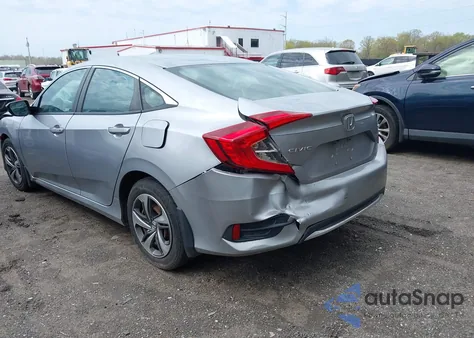 2019 Honda Civic Lx from USA, damaged, VIN 2HGFC2F61KH570159
